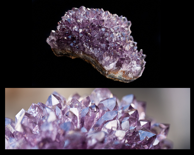 Large amethyst flower (stalactite type formation). Uruguay

